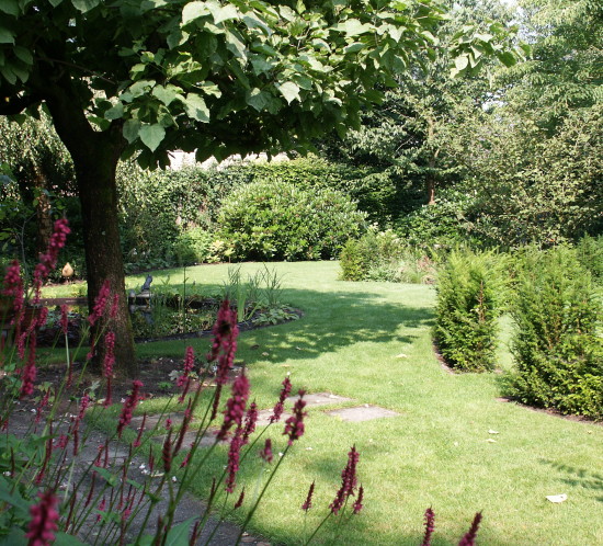 de Buitenkamer tuinontwerp, Grave, tuin met organische vormen Schaijk 4