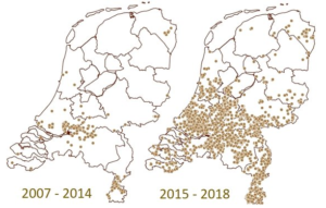 verspreiding buxusmot
